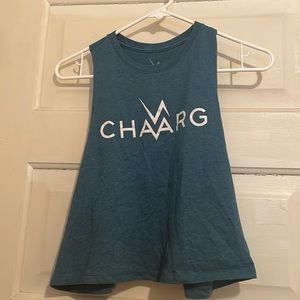 CHAARG marine blue tank top